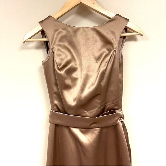 Dressy Collection by Vivian Diamond bronze dress size 0 - Picture 3 of 7
